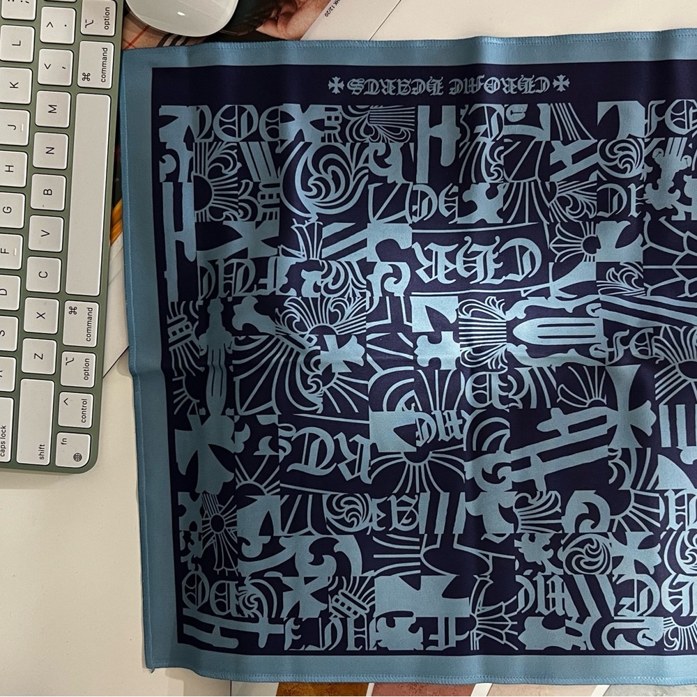 Brand new chrome hearts handkerchief